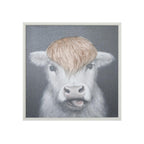Framed Art Cow Print with texture Hair - Oct 26