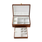 Jewellery Box Black Walnut Wood with Lift Out Tray