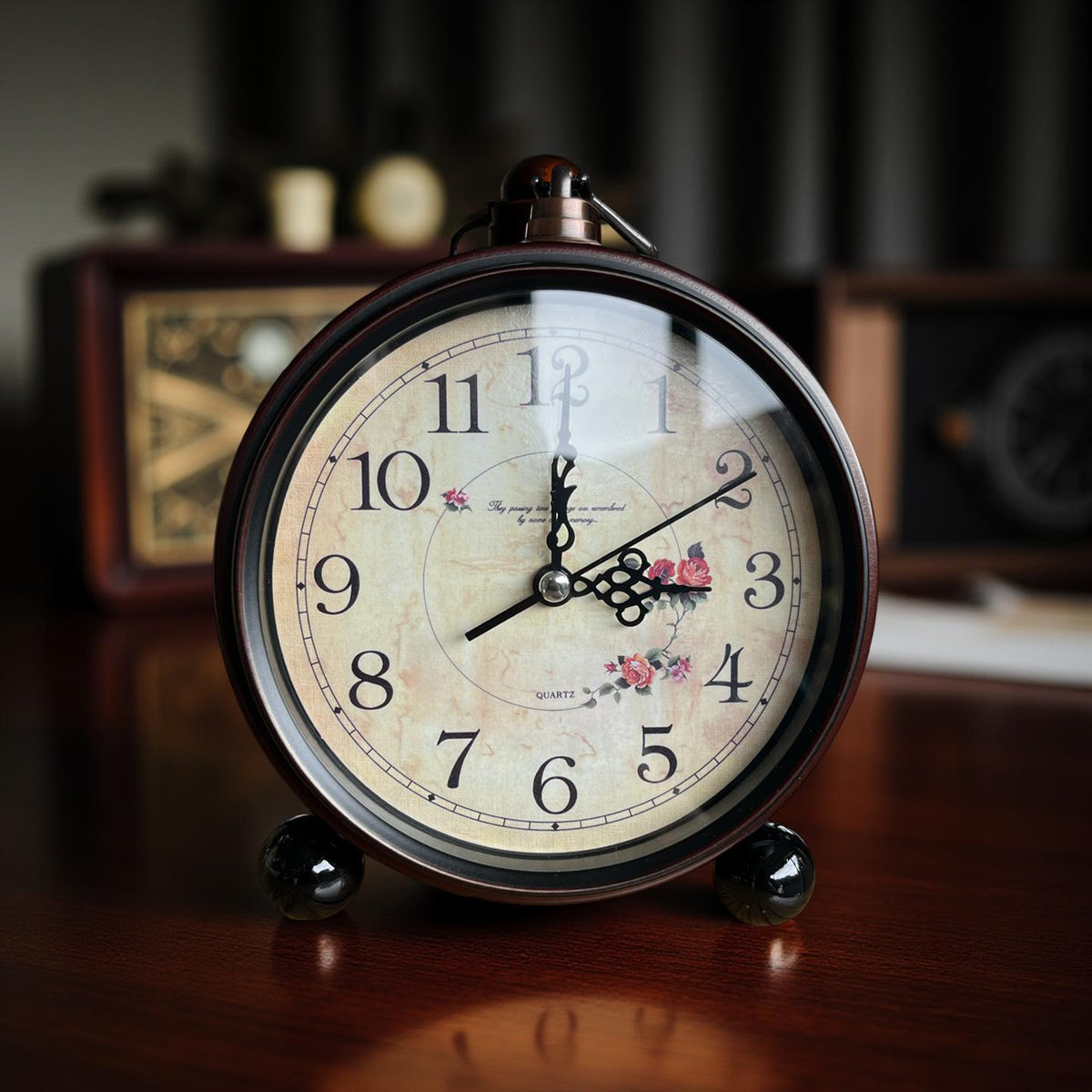 Retro Table Clock Image Vintage Table Clock – Oaklane-nz