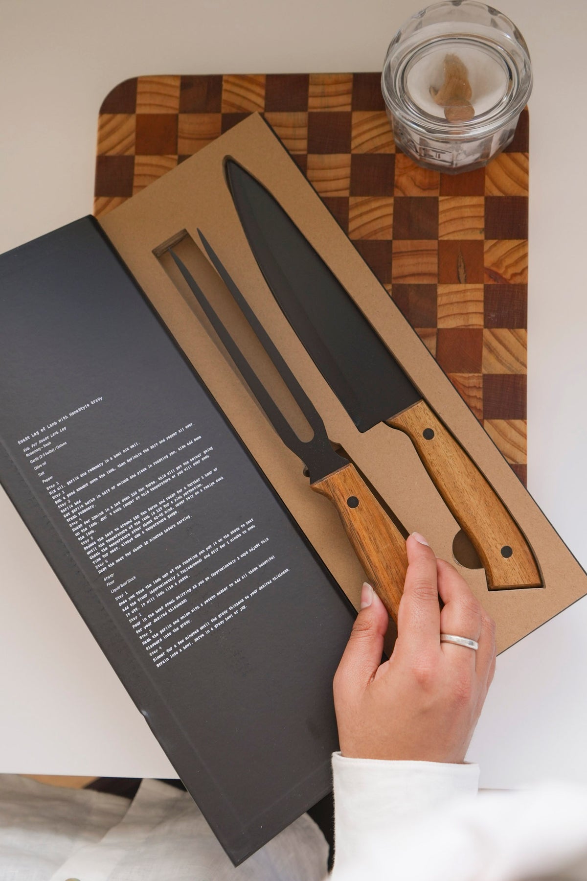 Rustic Knife & Fork Carvery Set