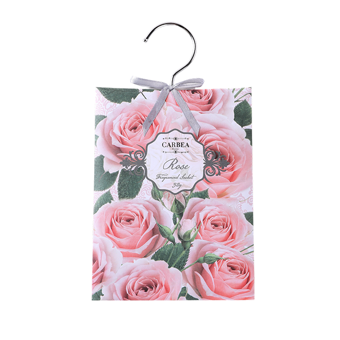 Carbea Fragrance 4 x 32gm Hanger/Sachet - Rose