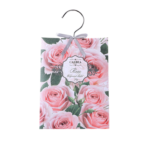 Carbea Fragrance 4 Pack of 32gm Hanger/Sachet - Rose