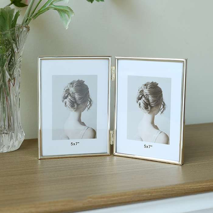 Duo Silver Picture Frame Double 5"x 7"