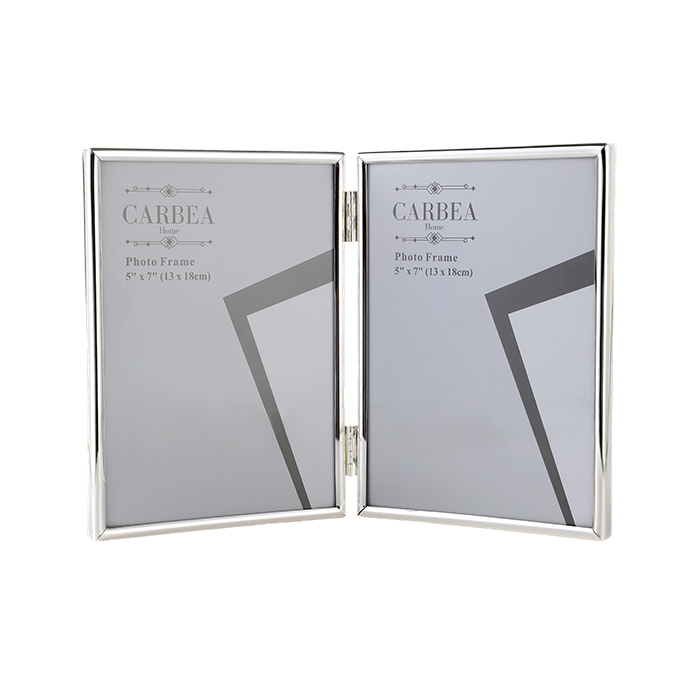Duo Silver Picture Frame Double 5"x 7"