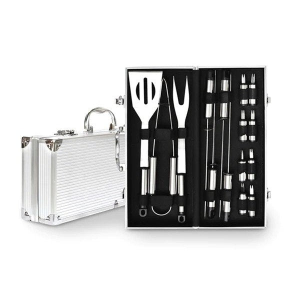 Men's Republic BBQ Set - 16 Piece in Aluminium Case