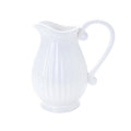 Ceramic White Jug 20cm - Oct 26