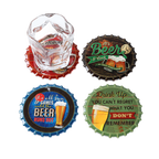 Coasters x 4 - Round Beer Gloss