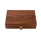 Jewellery Box Black Walnut Wood Single Level