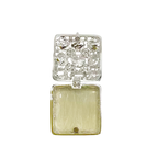 Trinket Box Square with Flowers