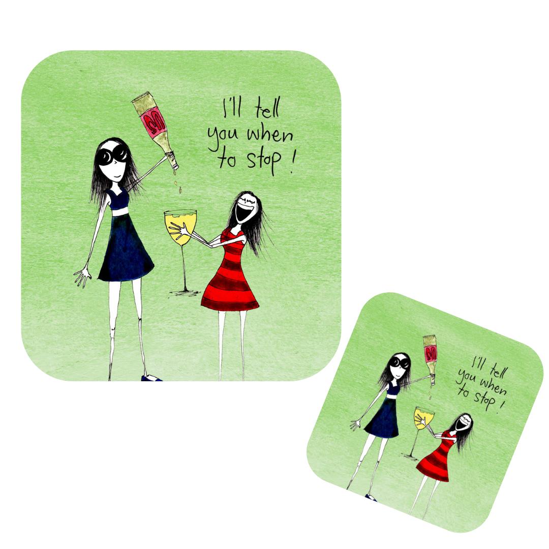 Imagine Ellie Share Coaster 18cm X 18cm